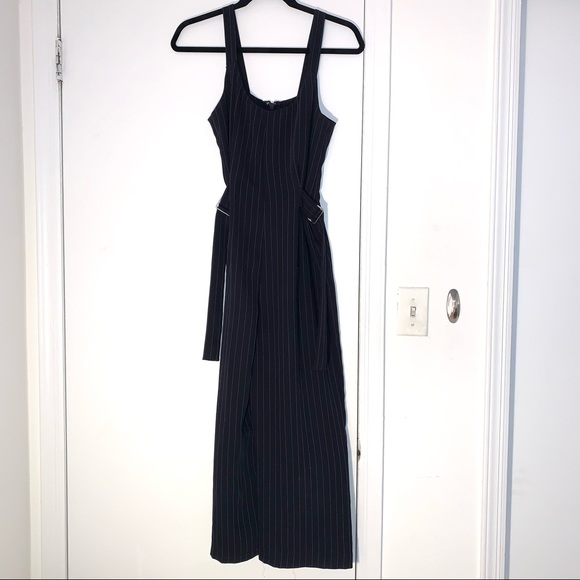Topshop Pants Jumpsuits Topshop Pinstripe Jumpsuit Poshmark